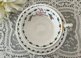 A Cup of Christmas Tea Teacup and Saucer by Warren Hanson