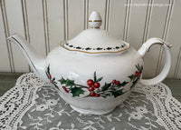 A Cup of Christmas Tea Teapot by Warren Hanson