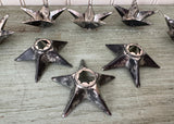 Vintage Tin Christmas Light Reflectors Star Shaped