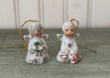 Vintage Christmas Angels  Bell Ornaments Japan