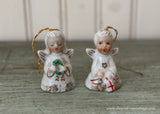Vintage Christmas Angels  Bell Ornaments Japan
