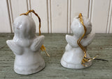 Vintage Christmas Angels  Bell Ornaments Japan