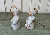 Vintage Christmas Angels  Bell Ornaments Japan