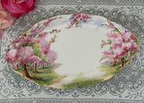 Vintage Royal Albert Blossom Time Small Oval Serving Dish Tray