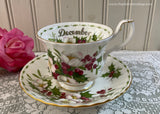 Royal Albert Flower of the Month December Christmas Rose Teacup Saucer