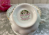 Royal Albert Flower of the Month December Christmas Rose Teacup Saucer