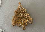 Vintage Unsigned Eisenberg Ice Christmas Tree Pin Brooch
