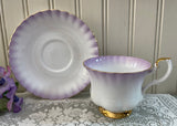 Vintage Royal Albert Rainbow Purple Montrose Teacup and Saucer