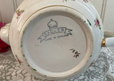 Vintage Sadler Petite Pink Rose Gold Trim Teapot