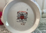 Vintage Ellgreave Wood & Sons England Ironstone Blue Magnolia Teapot