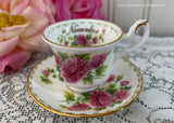 Vintage Miniature Royal Albert Flower of the Month Teacup November Mum