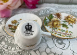 Vintage Miniature Sadler Teacup Saucer Plate Set November Mums