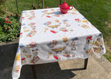 Vintage Wilendur Pin-Ups Momentos Tablecloth