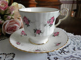 Vintage Pink Roses Teacup and saucer - The Pink Rose Cottage 