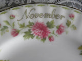 Royal Albert Flower of the Month Teacup & Plate November - The Pink Rose Cottage 