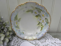 Vintage Hand Painted Daisies Footed Candy Dish - The Pink Rose Cottage