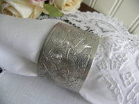 Antique Silver Plated Oriental Dragon Napkin Ring - The Pink Rose Cottage