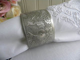 Antique Silver Plated Oriental Dragon Napkin Ring - The Pink Rose Cottage 