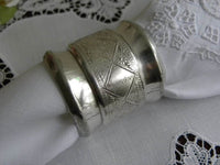 Antique Silver Plated Monogrammed
