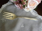 Vintage Wm Rogers Meadowbrook Heather Silver Plate Serving Fork - The Pink Rose Cottage 