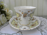 Vintage Royal Albert September Song Yellow Rose Teacup and Saucer - The Pink Rose Cottage 