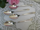 Vintage Nobility Plate "Royal Rose" Silverplated Teaspoons - The Pink Rose Cottage 