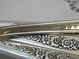 Vintage Nobility Plate "Royal Rose" Silverplated Teaspoons - The Pink Rose Cottage 