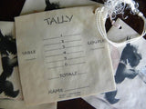 Vintage Bridge Tally Cards with Scottie Dog and Birthday Cake - The Pink Rose Cottage 