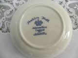 Vintage Johnson Bros Haddon Hall Blue & White Transferware Coaster - The Pink Rose Cottage 
