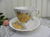 Vintage Yellow Rose Teacup and Saucer - The Pink Rose Cottage 