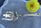 Antique Rockford Longfellow Silver Plate Beef Serving Fork - The Pink Rose Cottage 