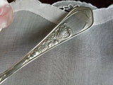 Antique Smiths Silver Co. Iris Serving Spoon - The Pink Rose Cottage 
