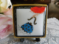 Estee Lauder Purse Strings Powder Compact MIB - The Pink Rose Cottage