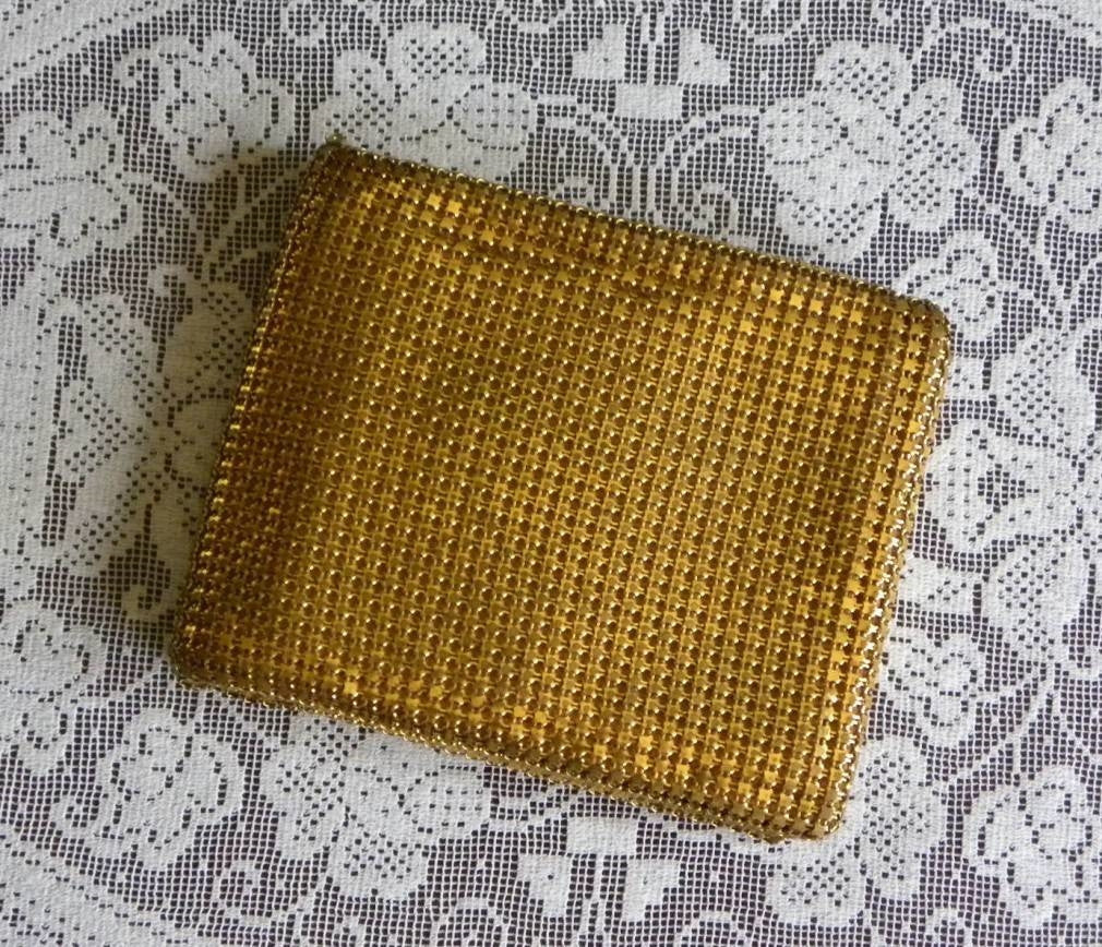 Ladies Vintage Gold Mesh Wallet and Coin Purse