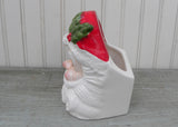 Vintage Inarco Christmas Santa Claus Planter Vase