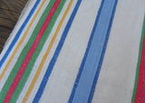 MWT Package of 4 Vintage Startex Part Linen Striped Kitchen Dish Towels
