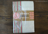 NOS Vintage Startex Wonder-Dri Set of 4 Striped Kitchen Dish Towels