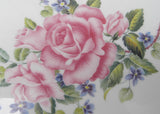 Shabby Chic Victoria's Garden Pink Roses and Violets Vanity Tray - The Pink Rose Cottage 
