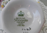 Vintage Royal Standard Pink Rose Chintz Teacup and Saucer