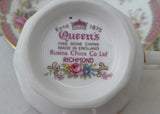 Vintage Queen's Richmond Pink Rose Teacup and Saucer