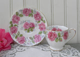 Vintage Lady Alexander Rose Demitasse Teacup and Luncheon Plate