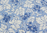Vintage Blue Grapes Tablecloth and Napkins Set
