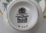 Vintage Signed Paragon Pink Rose Teacup and Saucer