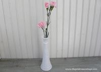 Cottage Sweet Vintage Milk Glass Vase