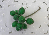 Vintage Small Sugared Lime Fruit Floral Millinery Picks