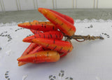 Vintage Carrots Vegetable Floral Millinery Picks