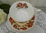 Vintage Royal Albert Lakeside Series Thirlmere Roses Teacup and Saucer
