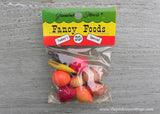 Vintage Grandmother Stover's Party Favors Fruits and Vegetables Miniatures Dollhouse NIP