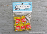 Vintage Grandmother Stover's Party Favors Cook Book Miniatures Dollhouse NIP