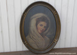 Vintage Lady Hamilton by Romney Framed Print